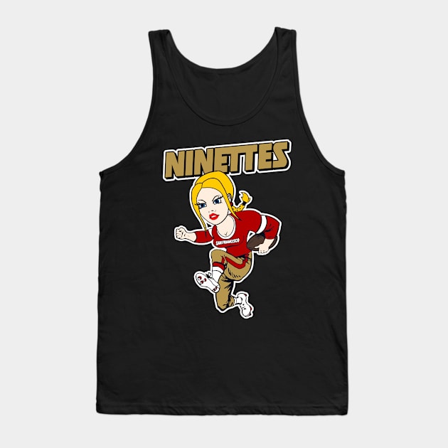 San Francisco Ninettes Tank Top by darklordpug